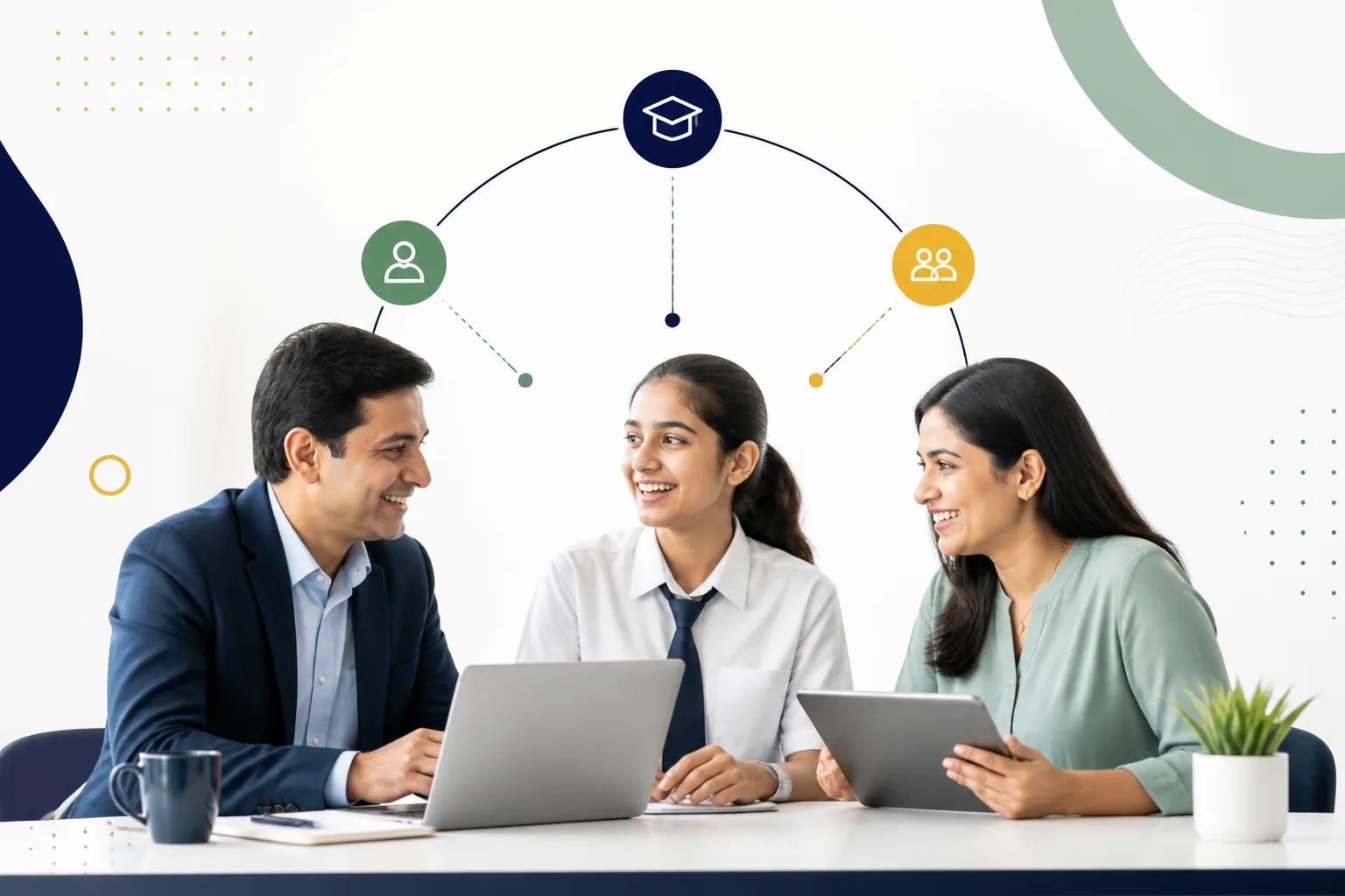 Information trust loop for education communities